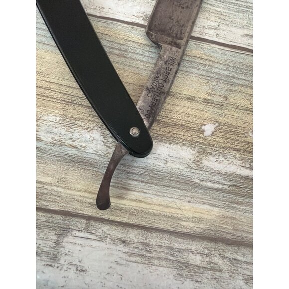 Vintage Army Special Straight Razor Wilbert Cutlery Co Chicago Military - Picture 4 of 10
